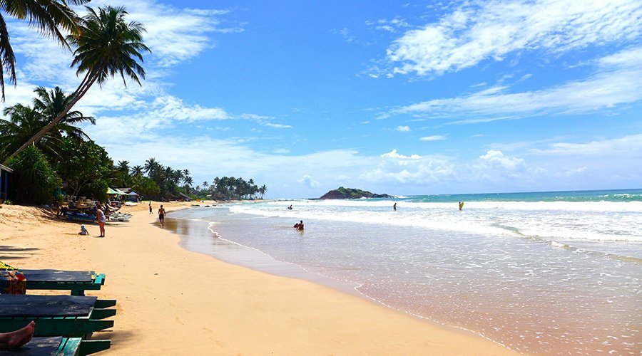 Mirissa Beach near Weligama